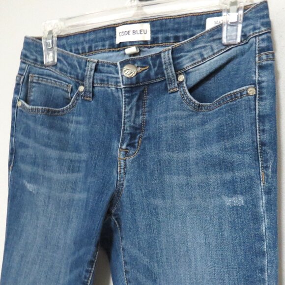 Code Bleu Maya Straight Leg Medium Wash Jeans Size 4 - Picture 5 of 16